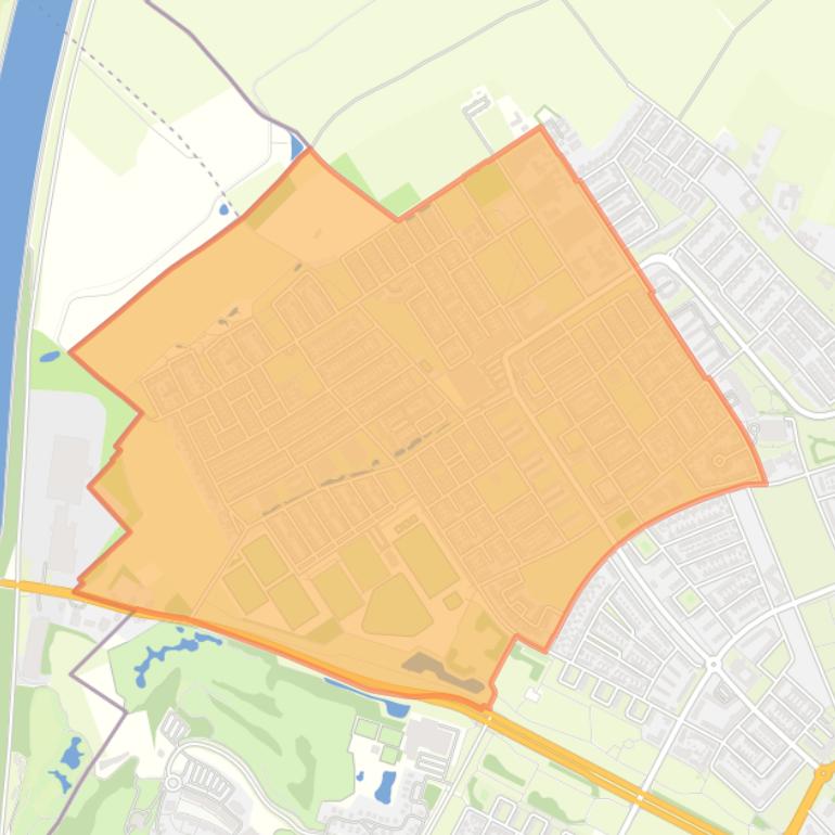 Kaart van de buurt Malberg.