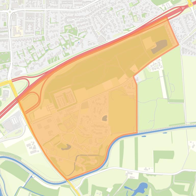 Kaart van de buurt Maliskamp west.