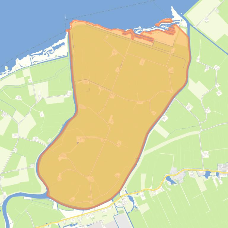 Kaart van de buurt Mandjeswaard.