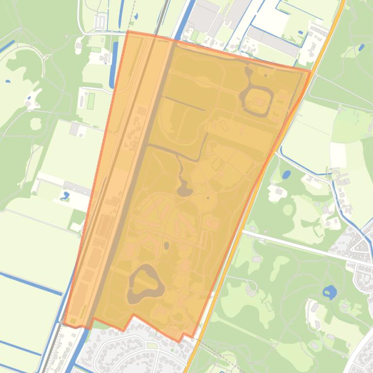 Kaart van de buurt Manpad en Hartekamp.