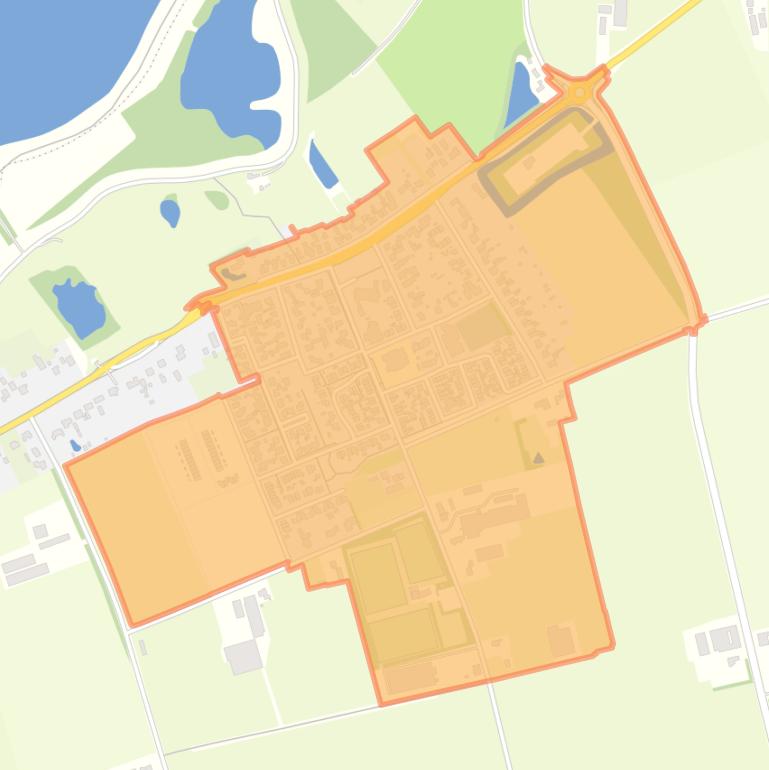 Kaart van de buurt Maren-Kessel.