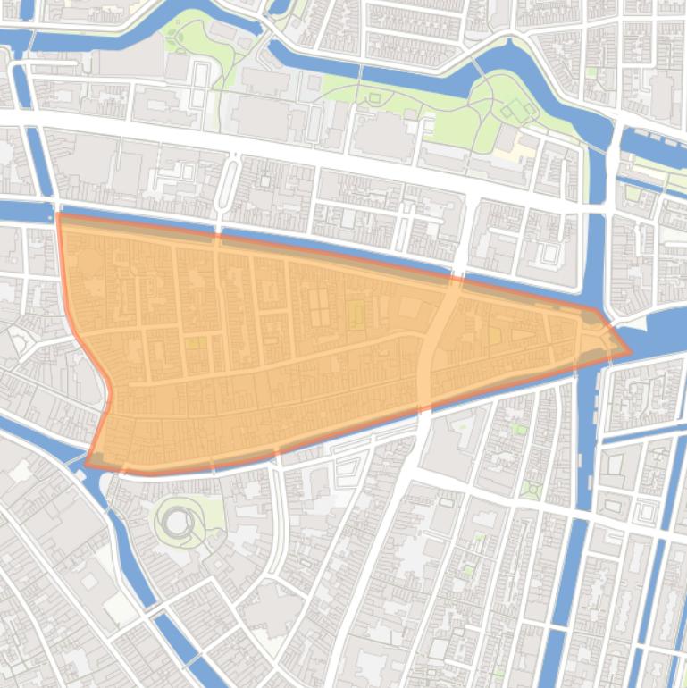 Kaart van de buurt Marewijk.