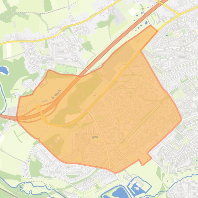 Kaart van de buurt Maria Gewanden.