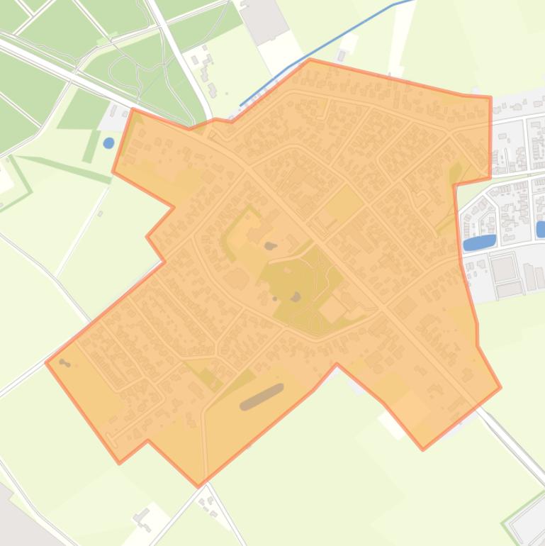 Kaart van de buurt Mariahout.