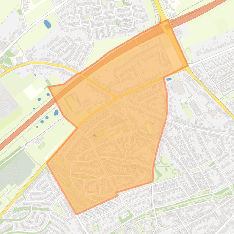 Kaart van de buurt Mariarade-Noord.