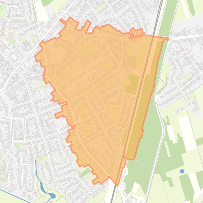 Kaart van de buurt Mariaveld.