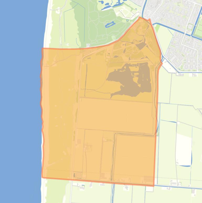 Kaart van de buurt Mariëndal.