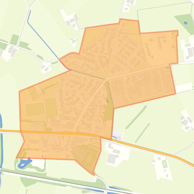 Kaart van de buurt Mariënheem Kern.