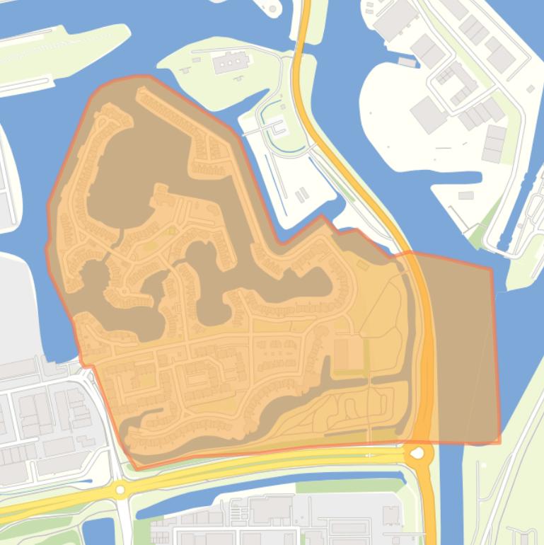 Kaart van de buurt Marina.