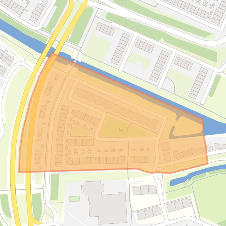 Kaart van de buurt Marjoleinterrein.