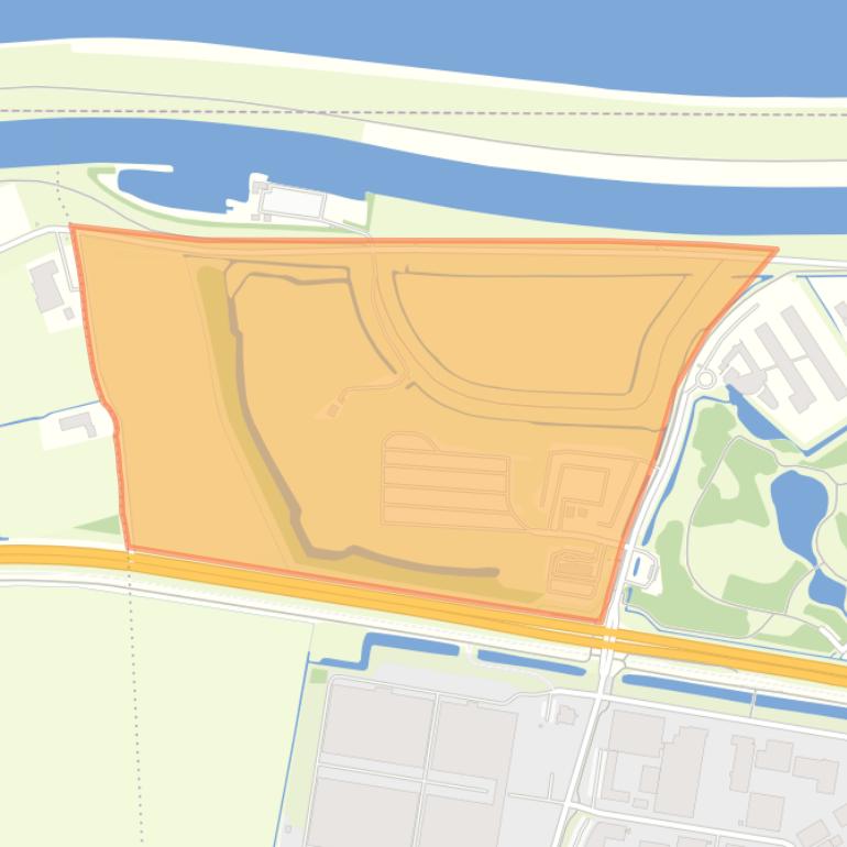 Kaart van de buurt Markenburg.