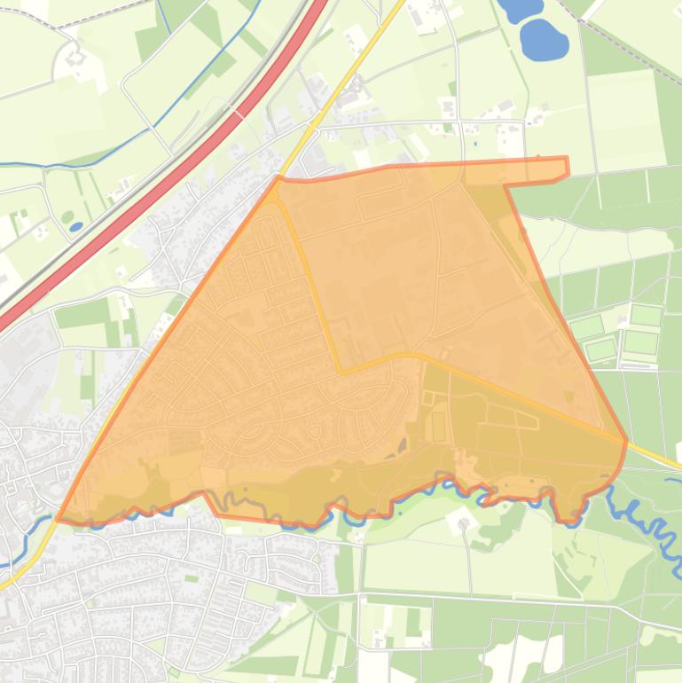 Kaart van de buurt Martin Giessen-Bosstraat.