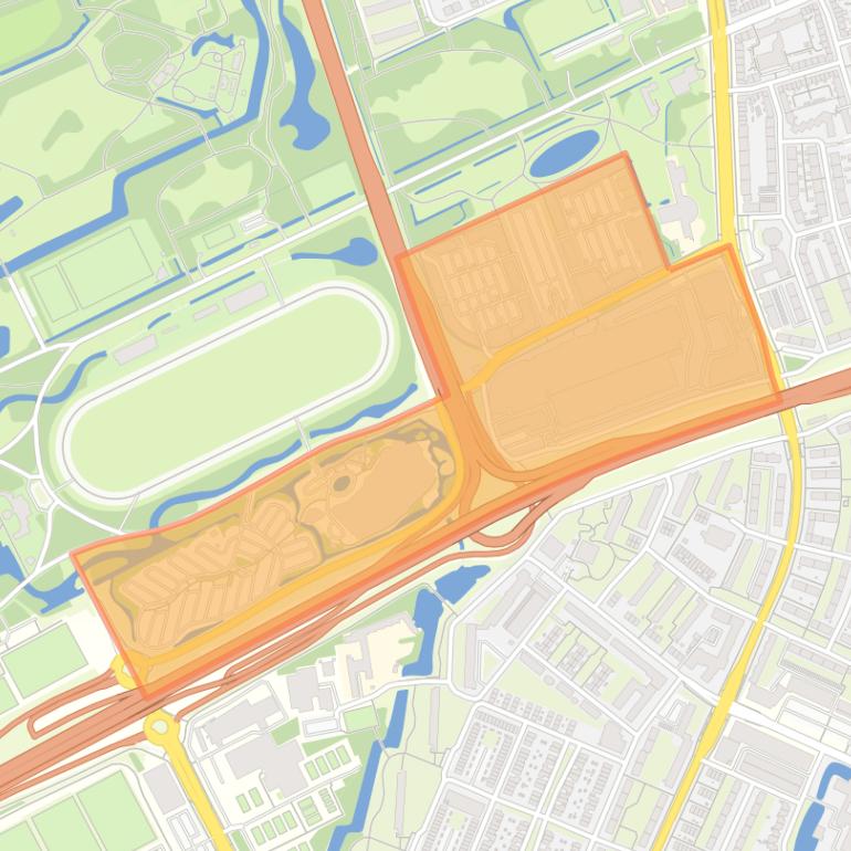 Kaart van de buurt Martini Trade Park.