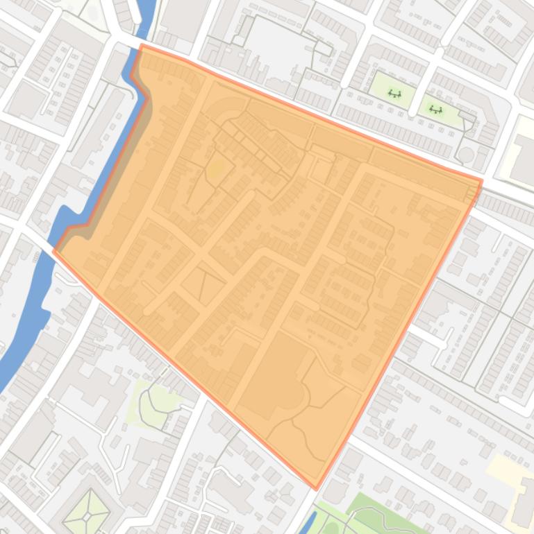 Kaart van de buurt Matena’s Pad en omgeving.