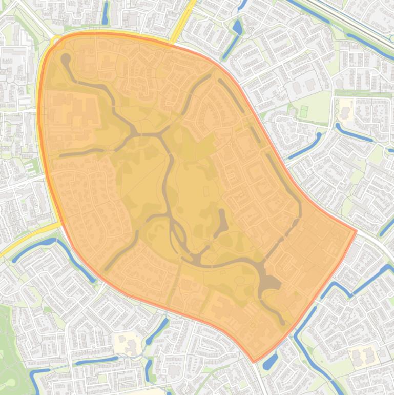 Kaart van de buurt Matengaarde.