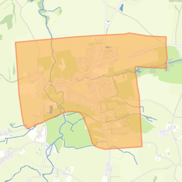 Kaart van de buurt Mechelen.