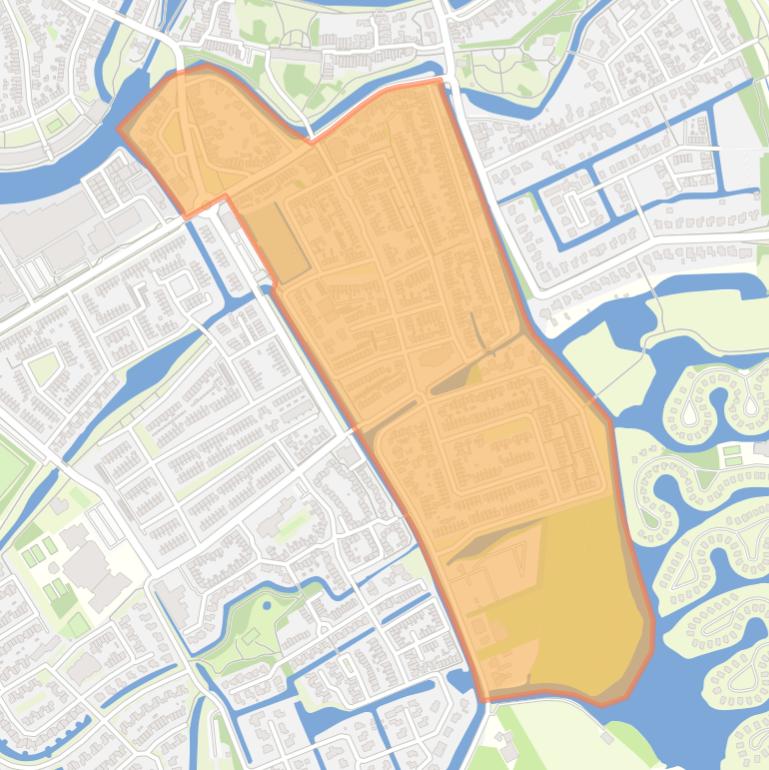 Kaart van de buurt Medemblik Koggenwijk.