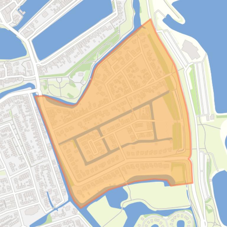 Kaart van de buurt Medemblik Parkwijk.