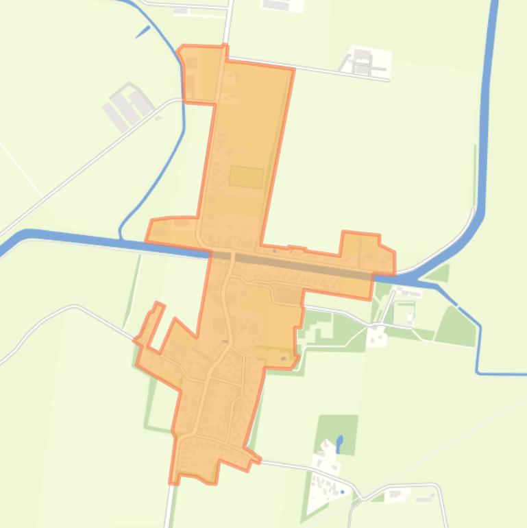 Kaart van de buurt Meedhuizen.