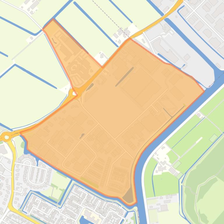 Kaart van de buurt Meer en Duin.