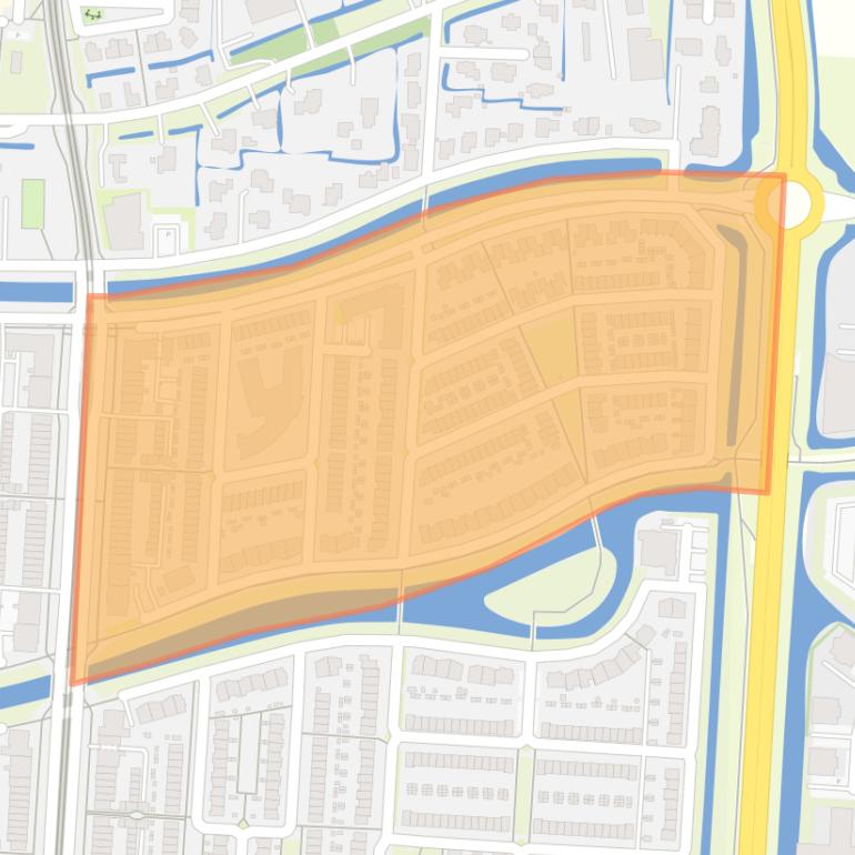 Kaart van de buurt Meerwede Noordoost.