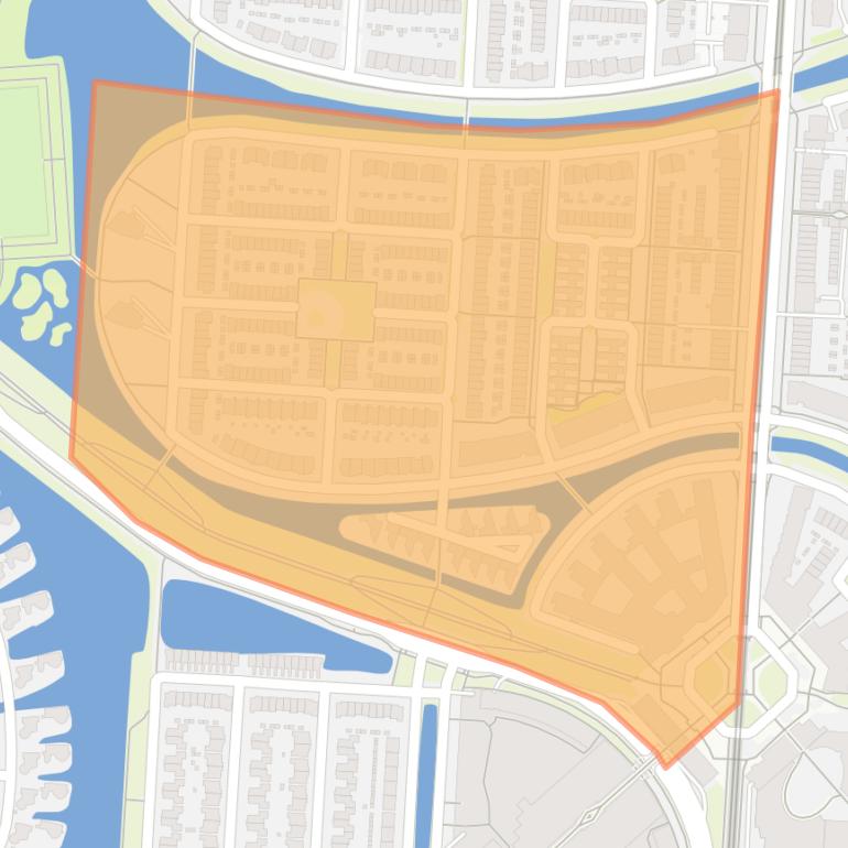Kaart van de buurt Meerwede Zuidwest.
