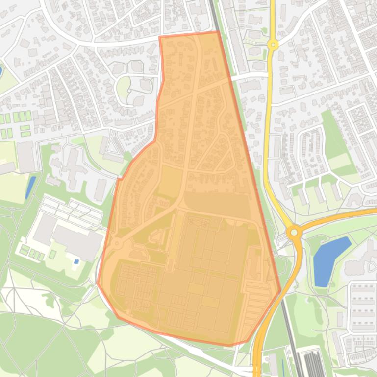 Kaart van de buurt Meijerkamp.