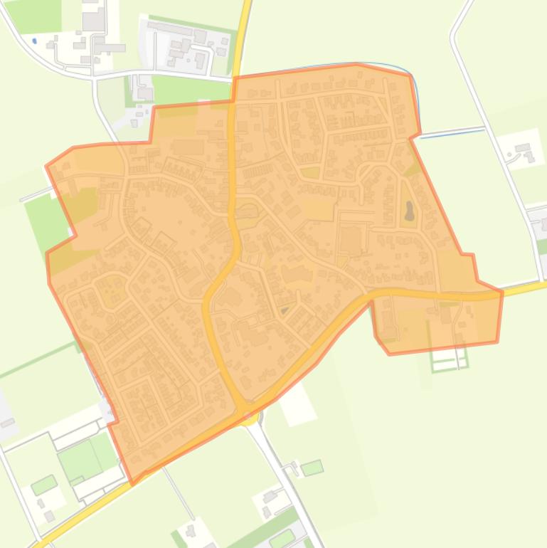 Kaart van de buurt Meliskerke.