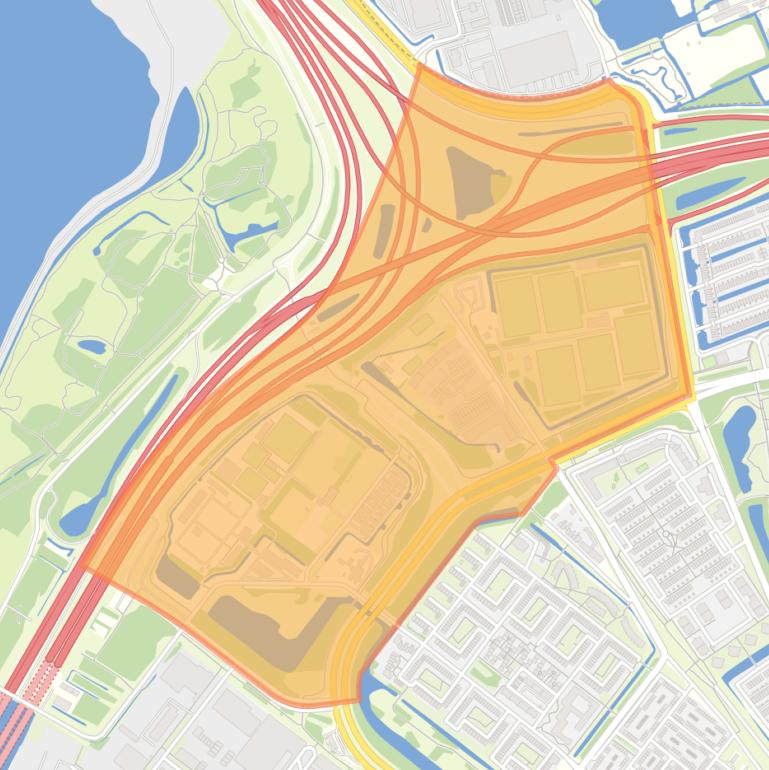 Kaart van de buurt Melkweg/Oostzanerwerf.