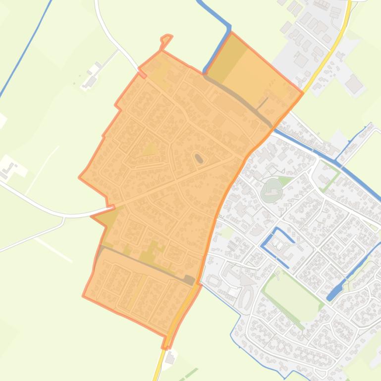 Kaart van de buurt Menaam West.