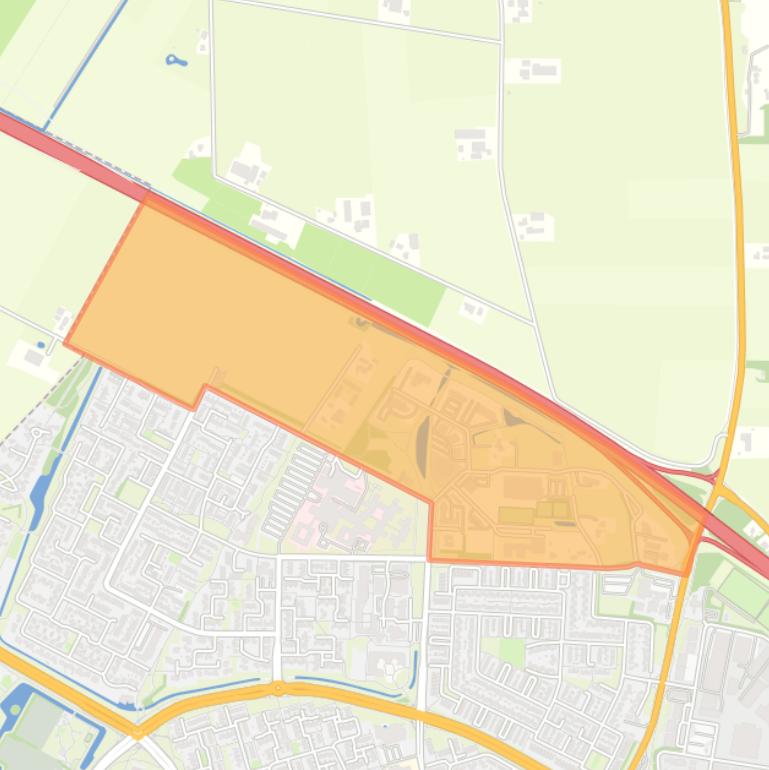 Kaart van de buurt Mercurion.