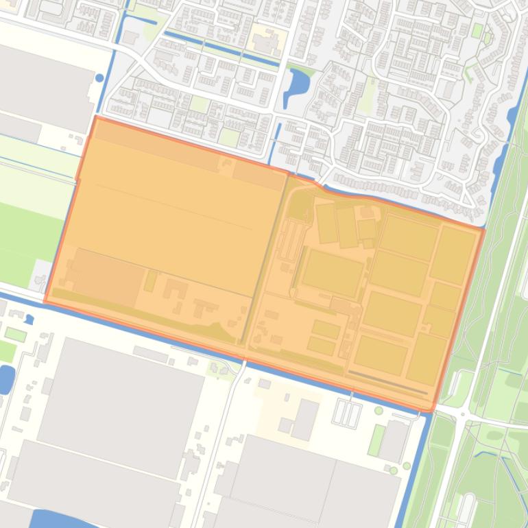 Kaart van de buurt Merenveld.