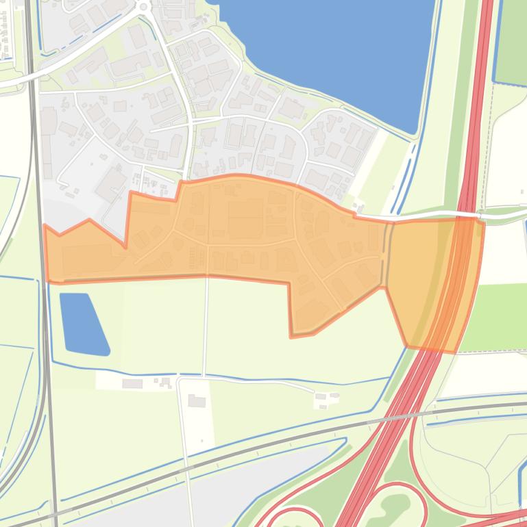 Kaart van de buurt Merm.