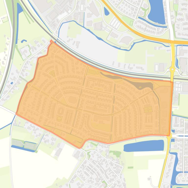 Kaart van de buurt Meteren - Kalenberg.