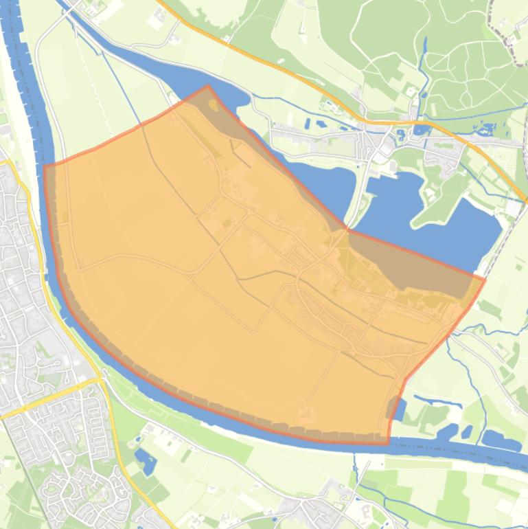 Kaart van de buurt Middelaar Katerbosch en Heikant.
