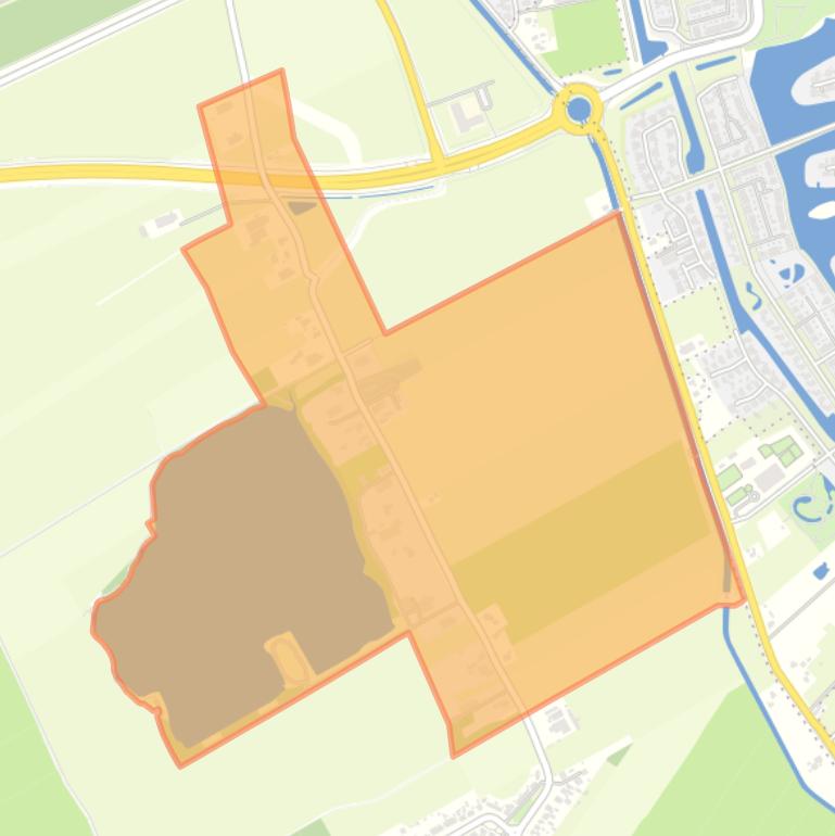 Kaart van de buurt Middelbert.