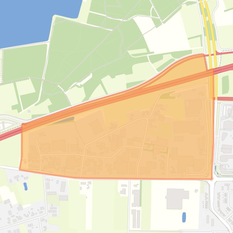 Kaart van de buurt Middelste Groes.