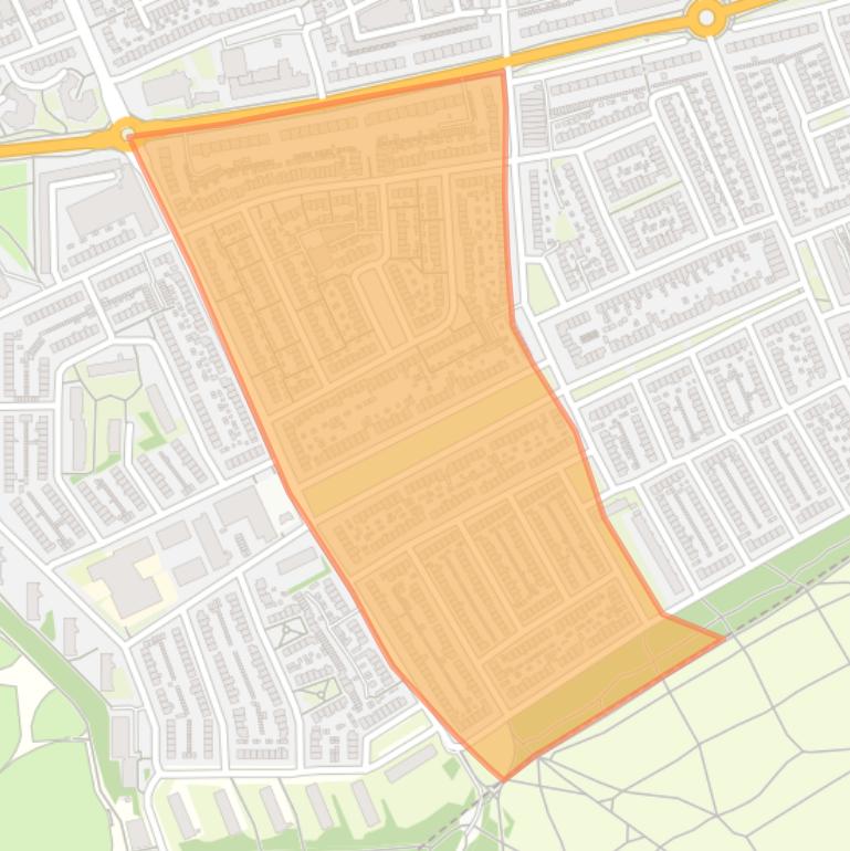 Kaart van de buurt Midden Eng-West.