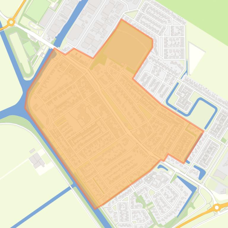 Kaart van de buurt Middenmeer Centrum.