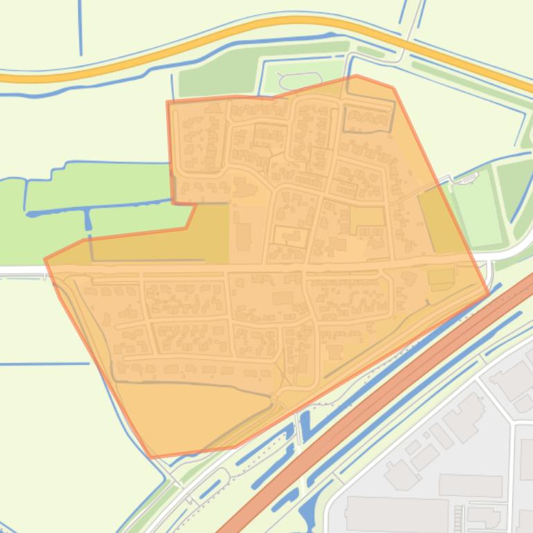 Kaart van de buurt Midlum.