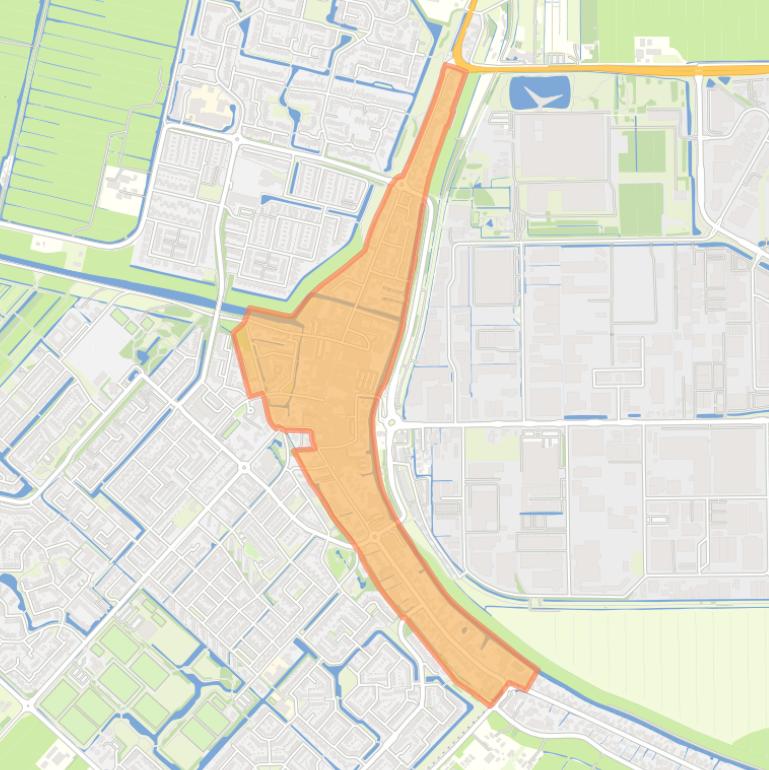 Kaart van de buurt Mijdrecht Dorp.