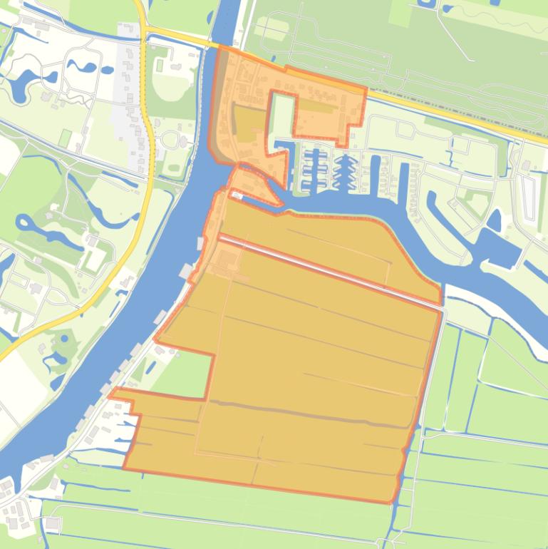 Kaart van de buurt Mijnden.