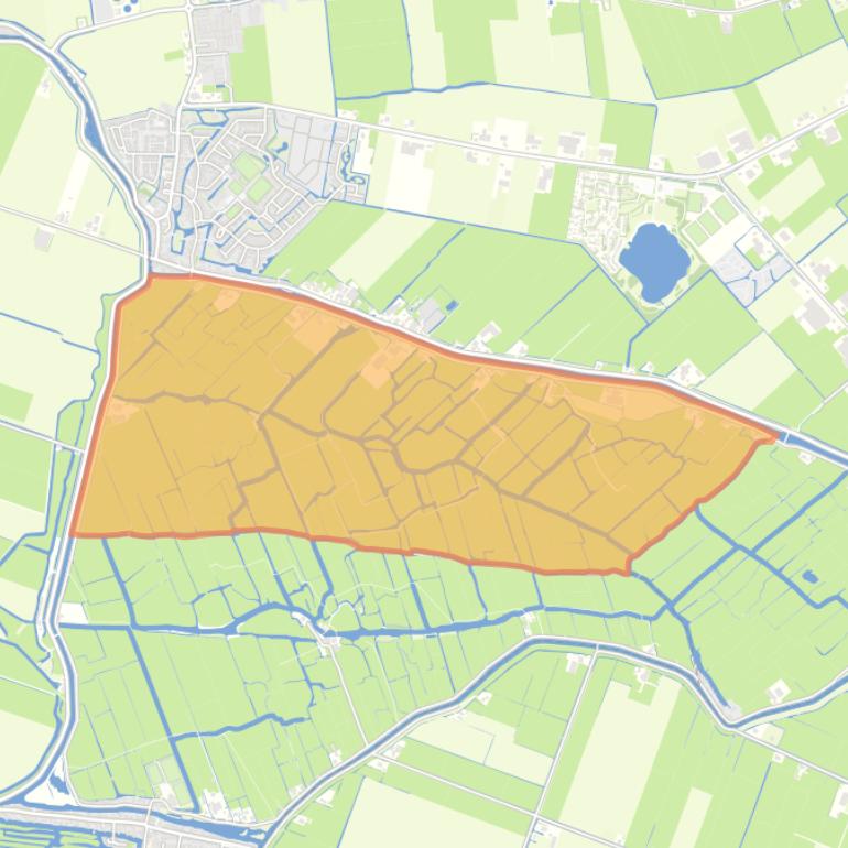 Kaart van de buurt Mijzerdijk.