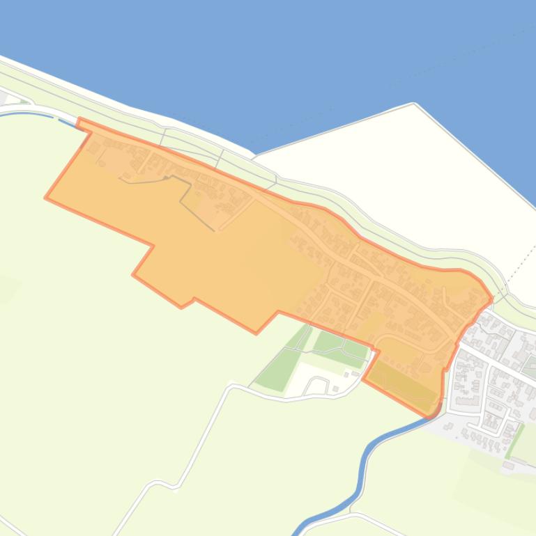 Kaart van de buurt Moddergat.