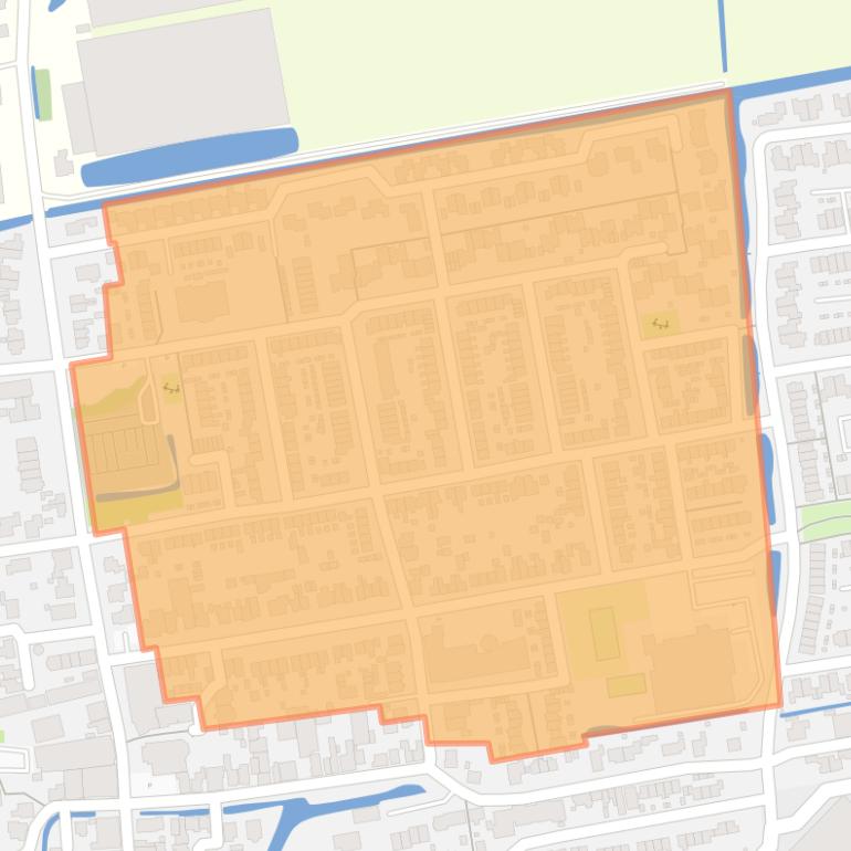 Kaart van de buurt Moerkapelle-Oost.