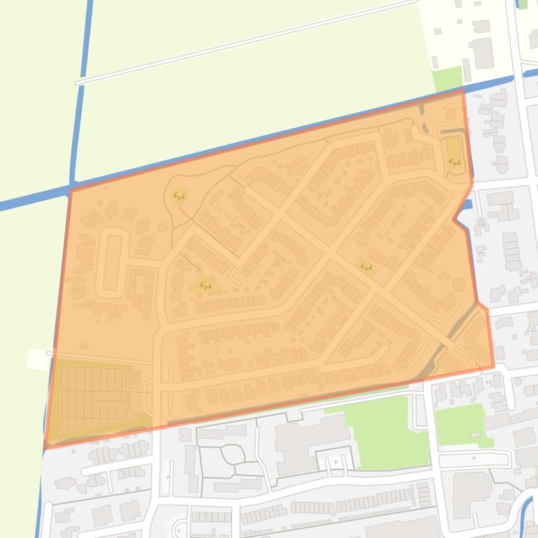 Kaart van de buurt Moerkapelle-West.