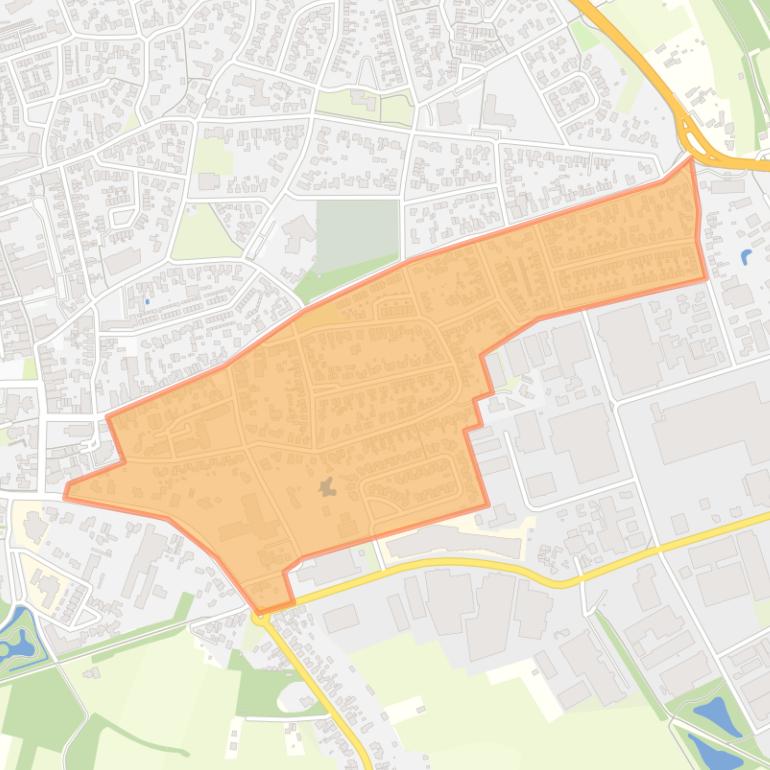 Kaart van de buurt Moeshof eo.