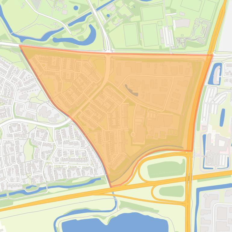 Kaart van de buurt Moesmate en Tichelkuilen.
