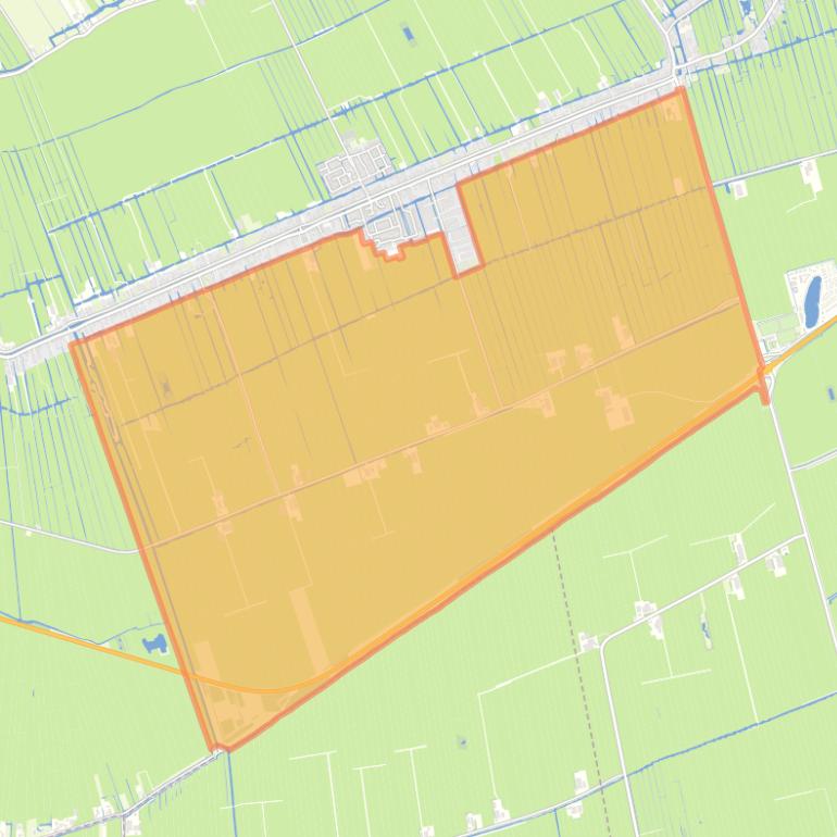 Kaart van de buurt Molenaarsgraaf-Buitengebied.