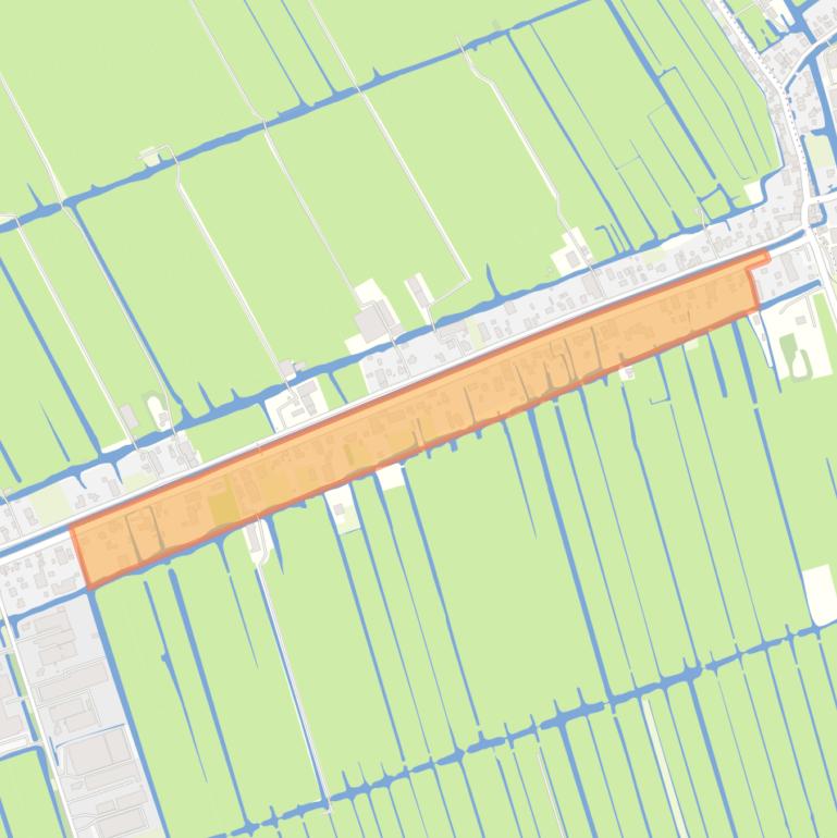 Kaart van de buurt Molenaarsgraaf-Oost.
